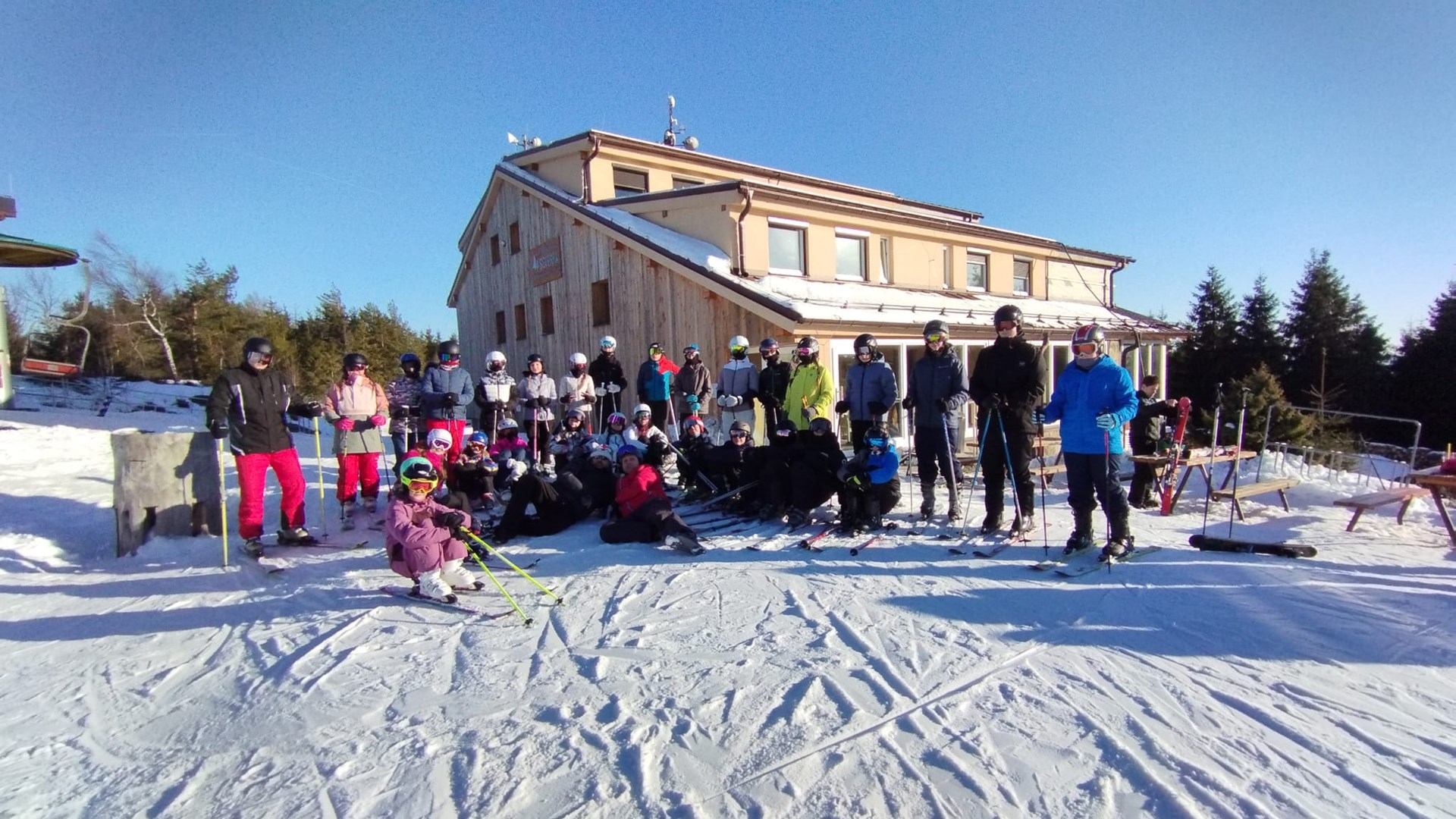 Sedmáci opět lyžovali na Severce 