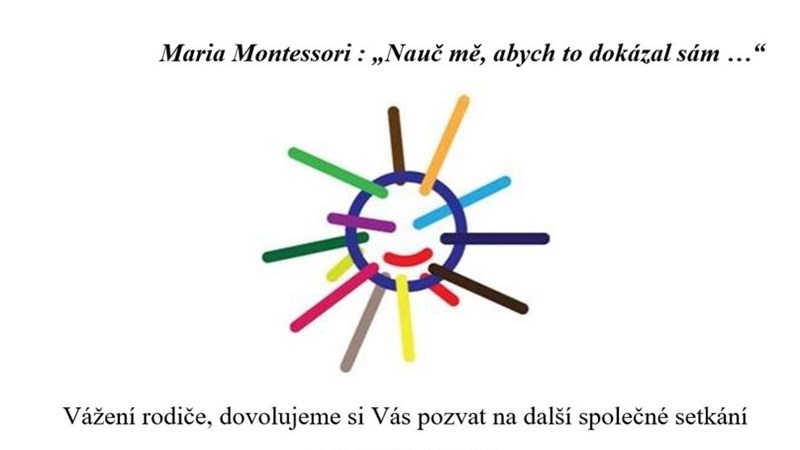 Montessori cestou - beseda pro rodiče budoucích prvňáčků