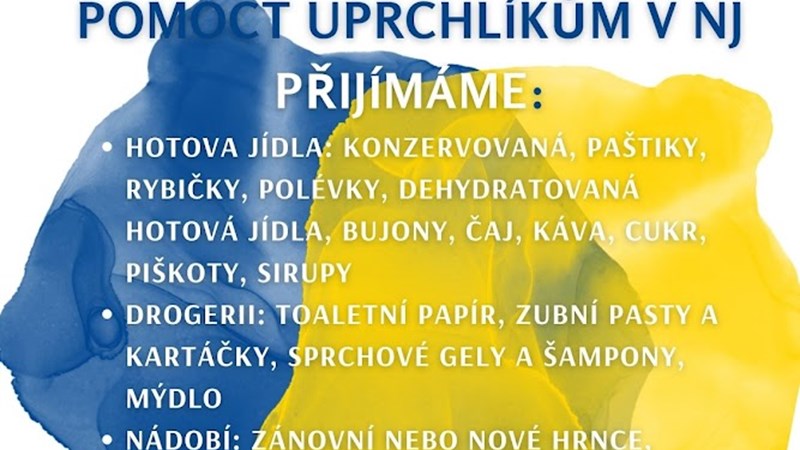 Sbírka pro ukrajinské uprchlíky