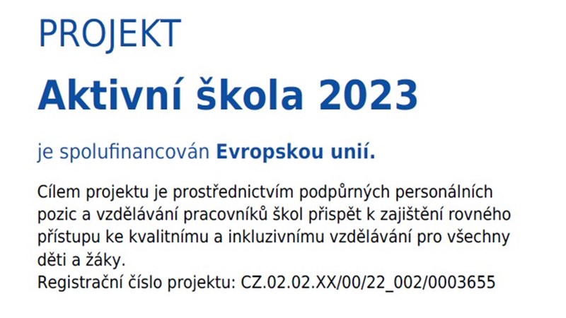 Aktivní škola 2023