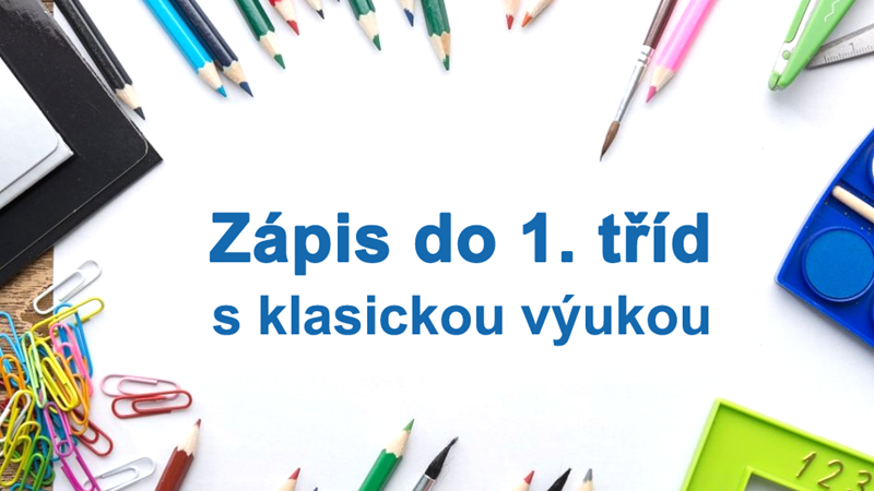 Zápis krok za krokem - třídy s klasickou výukou