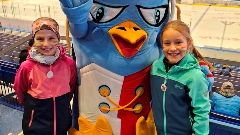 Třída 5.A na parahokeji