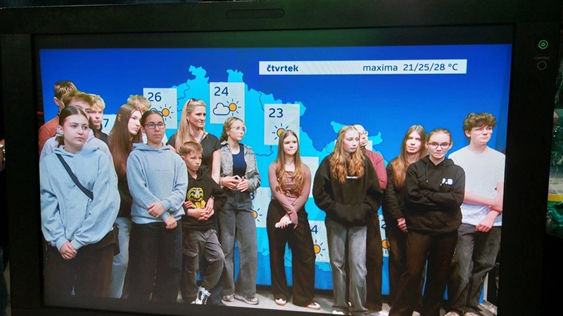 Deváťáci v České televizi